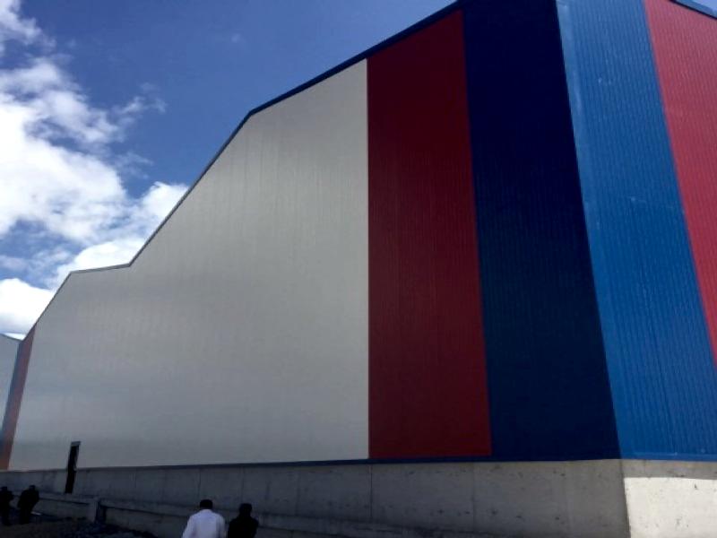 ÇANKIRI 40.000 M2 RAFTÜRK ÇATI VE CEPHE PANELİ UYGULAMA